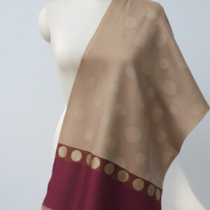 Skin Shawl With Small Side Borders