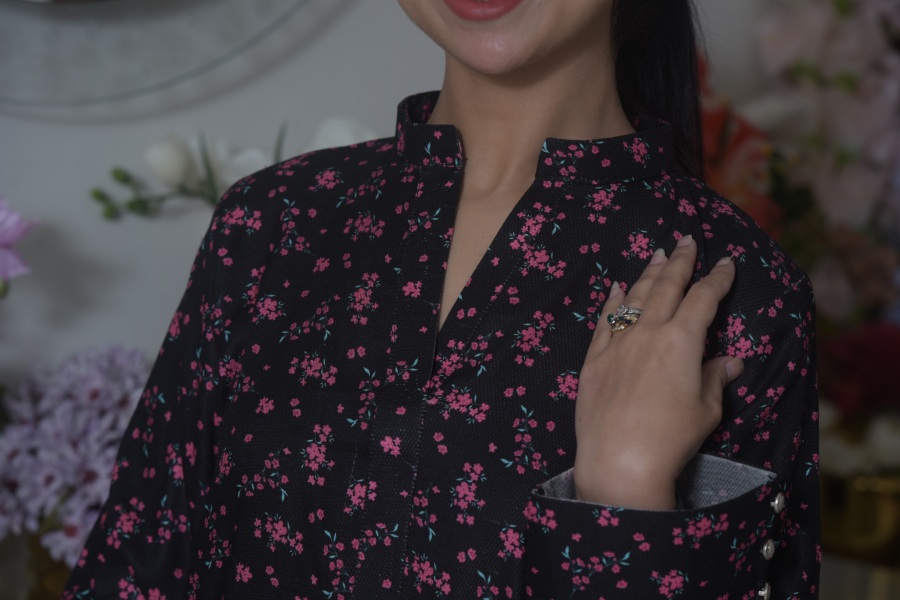 Black Honey Comb Linen (1)