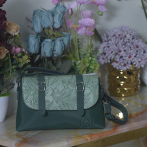 Contrast Olive Green Bag