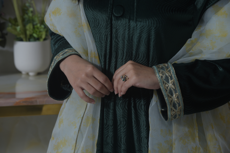 Green Velvet 3Pc (1)