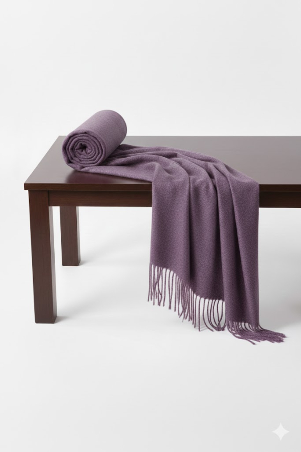 Dusty Purple Mini Shawl