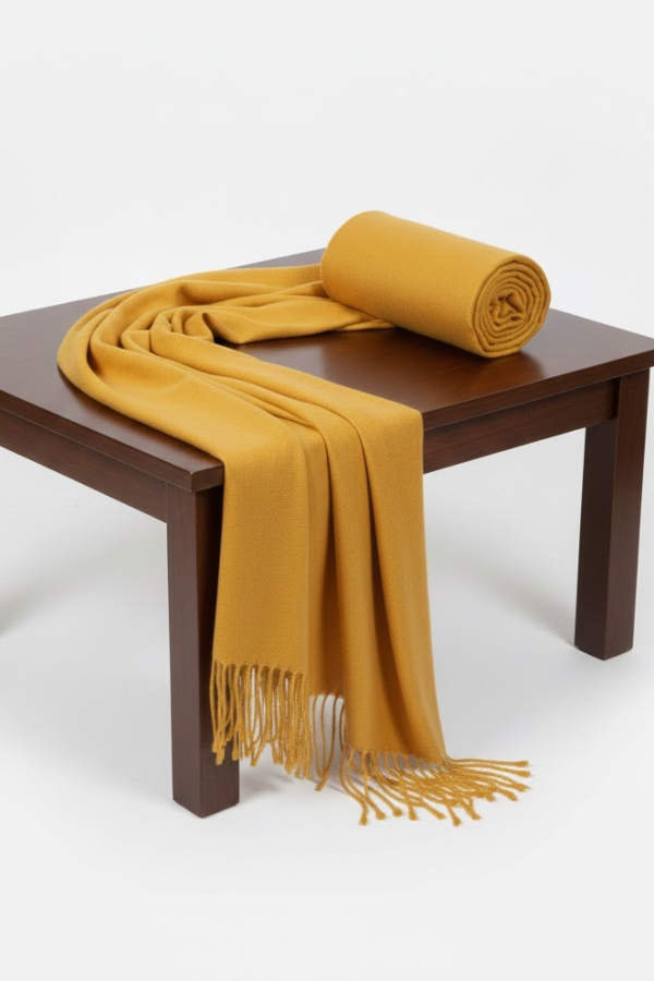 Mustard Mini Shawl