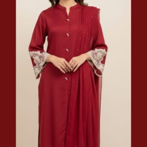 Royal Red Viscose 3PC