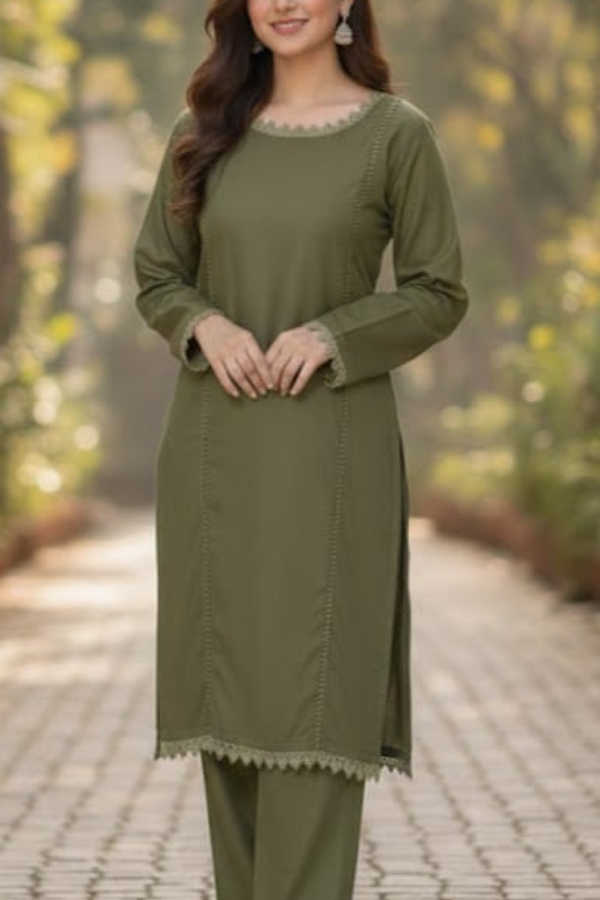 Olive Green Marina Coord Set